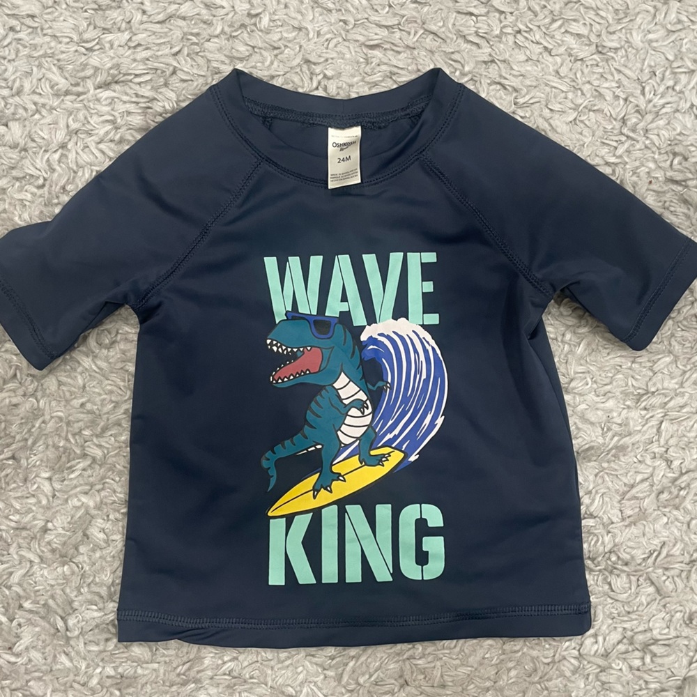 OshKosh Boys rash guard shirt. 24M